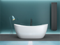 Kodaen 1 PC Freestanding Tub Lilia 1500