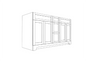 Classic Brand Vanity VCD60-FG