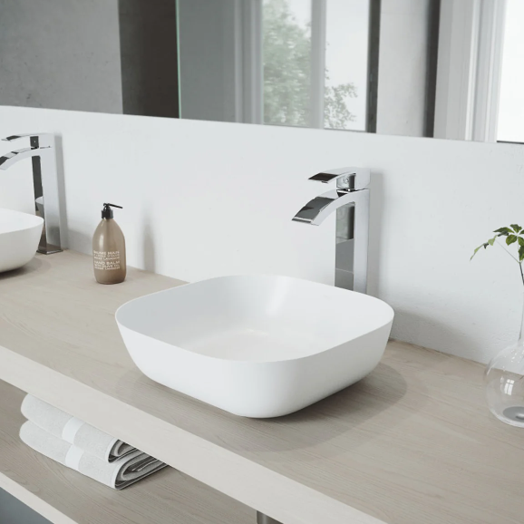 Kodaen Satro Single Hole 12" Vanity Faucet F11T103CP