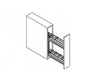 Golden Home Base Cabinetry BSR06-WT