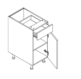 Golden Home Base Cabinetry B24-WT