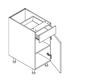 Golden Home Base Cabinetry B24-WT