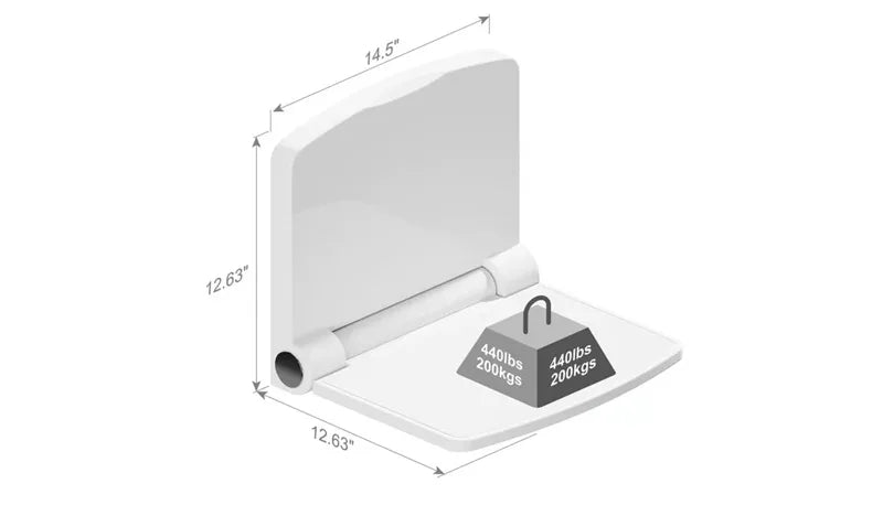 Invisia ABS Shower Seat