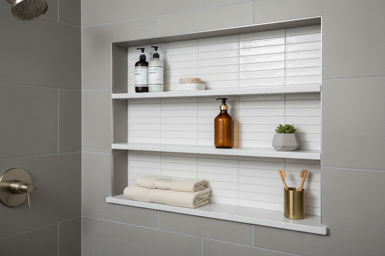 Bathroom - Niche close up