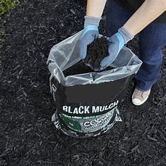 Black Mulch Bagged