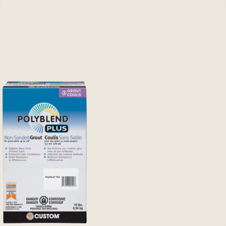 Polyblend Non-Sanded Grout 10lb Bright White #381