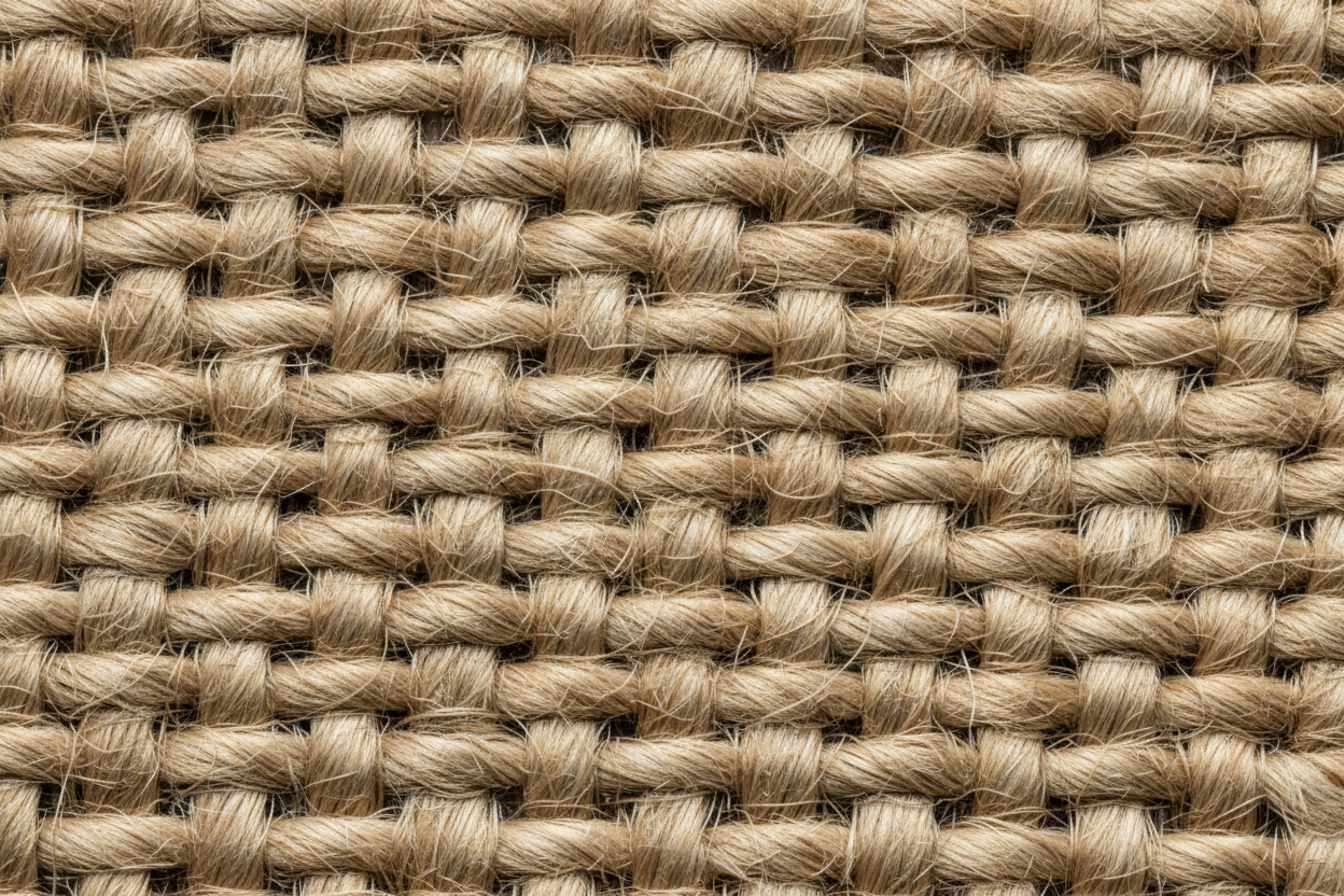 burlap close up