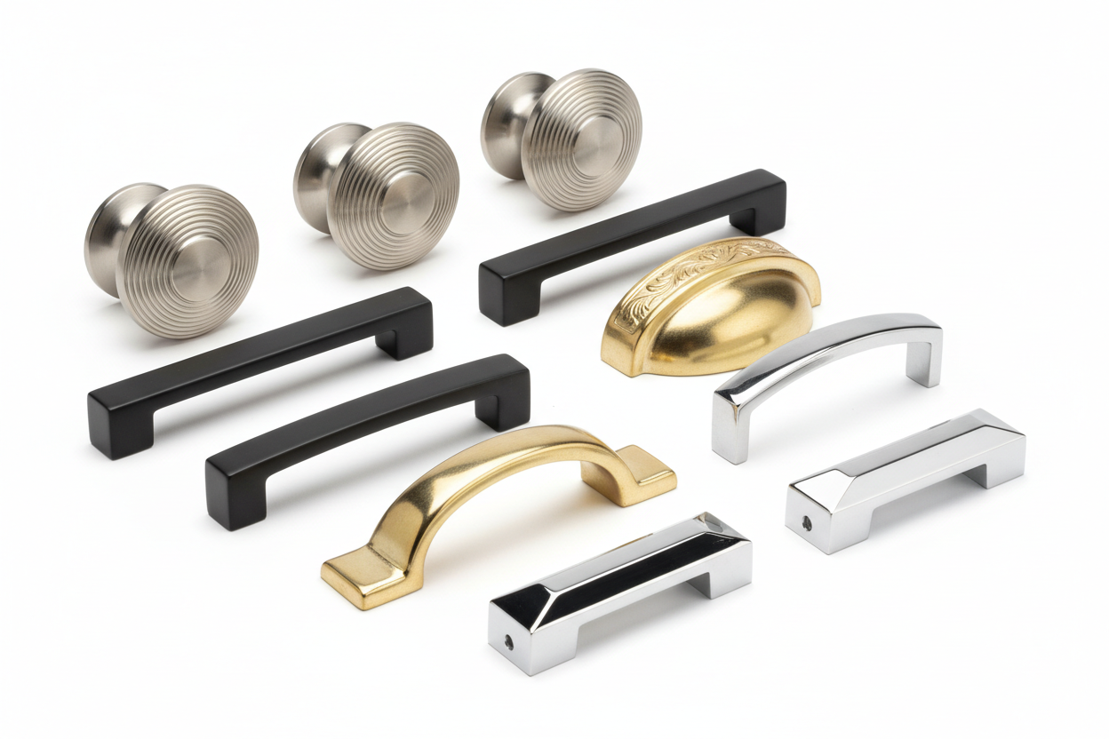 Cabinet Knobs & Handles close up