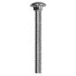 Reliable CBZ122CT Carriage Bolt, 1/2-13 Thread, 2 in OAL, A Grade, Steel, Zinc, Coarse, Full Thread