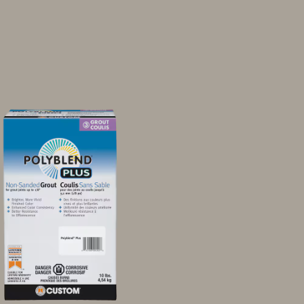 Polyblend Non-Sanded Grout-10lb Driftwood