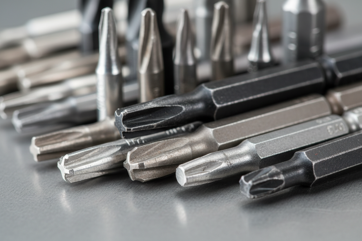 Drill & Screwdriver Bits close up