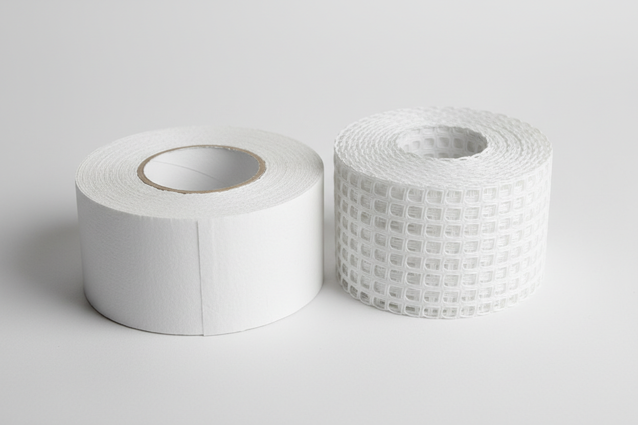 Drywall - Tape & Fiberglass Tape close up