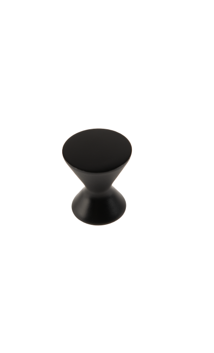 Divine Cabinetry Knob DV2025 Matte Black