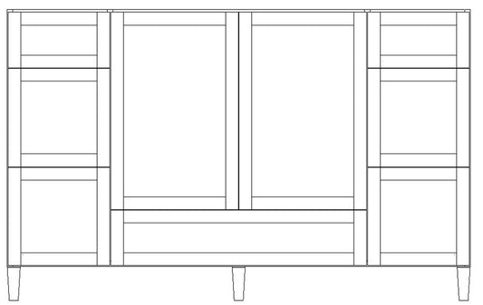 Classic Brand Cabinetry Vanity Bundle EVO54BDL-NWS