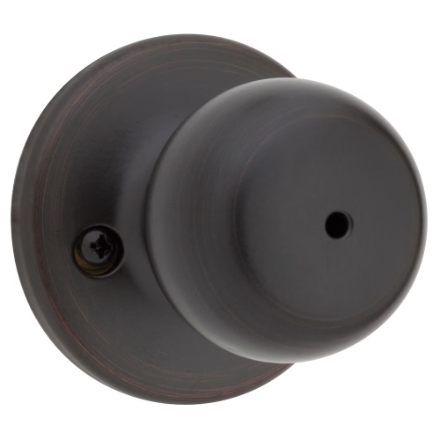 Weiser Fairfax Bed/Bathroom Knob - Venetian Bronze