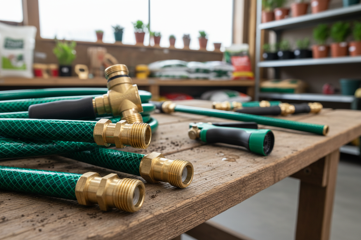 Garden Hoses & Accessories close up