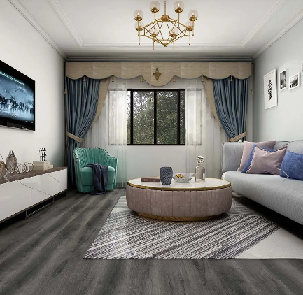 Taiga Stonewear SPC 6"x48" Plank Gunpowder Vinyl Flooring