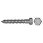 Reliable HLHDG Series HLHDG14112CT Partial Thread Bolt, 1/4-10 Thread, 1-1/2 in OAL, A Grade, Galvanized Steel Lag Screw
