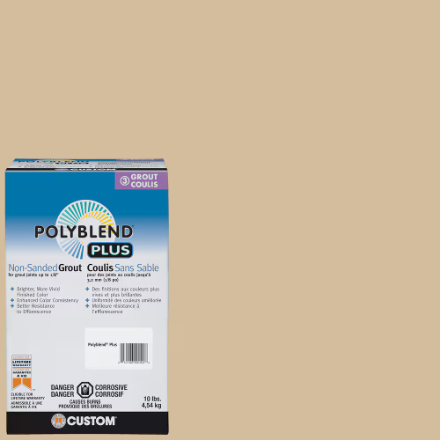 Polyblend Non-Sanded Grout 10lb Linen #122