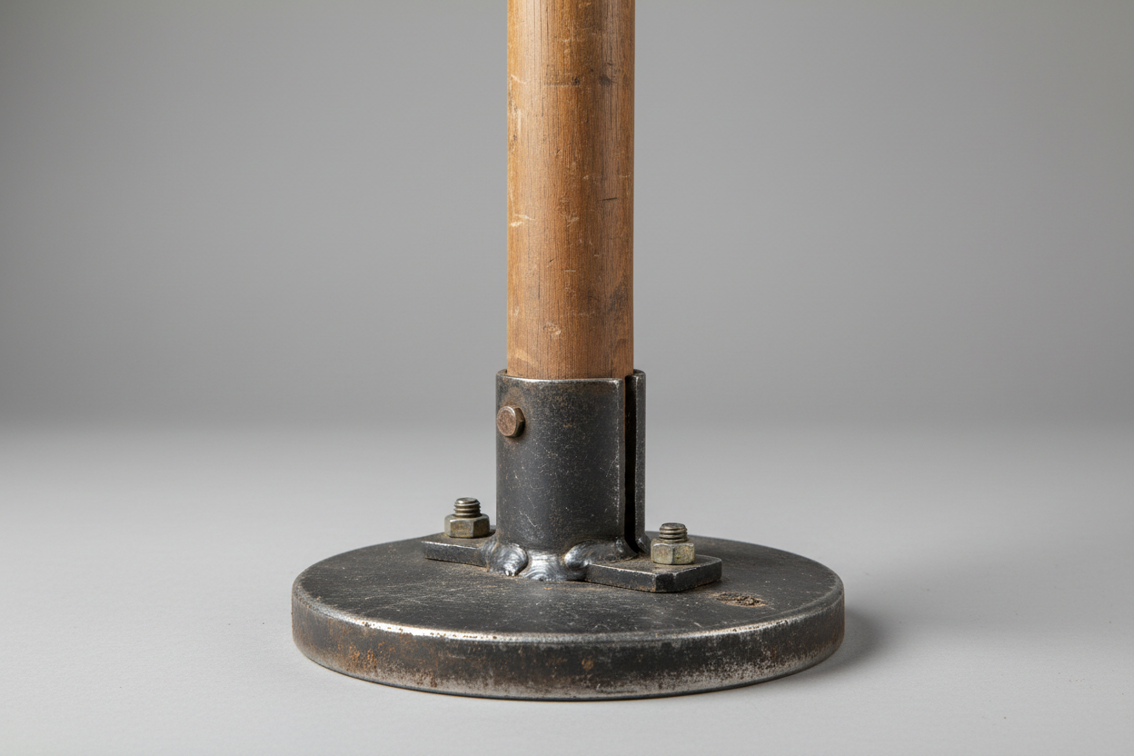 Manual Ground Tamper close up