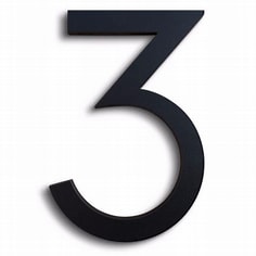 House Numbers - #3 Misc. styles and colors