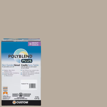Polyblend Non-Sanded Grout 10lb Oyster Grey #386