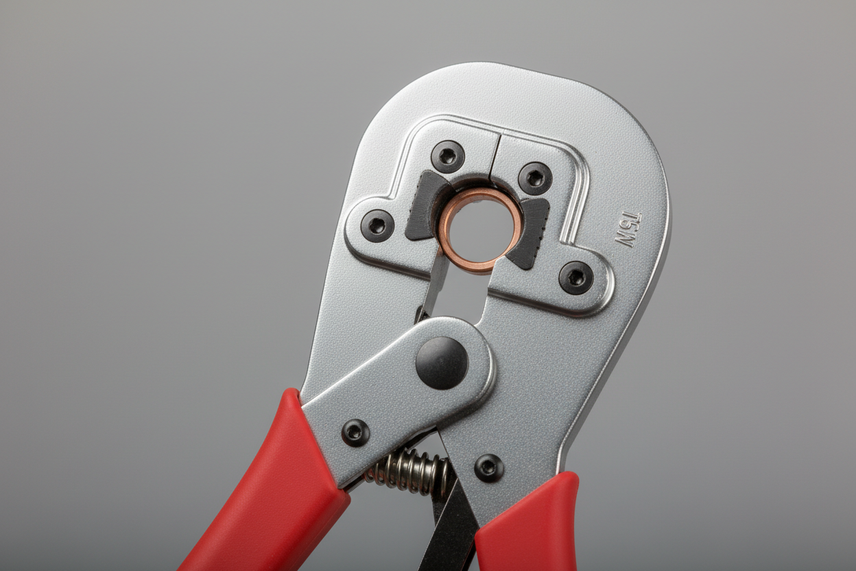 pex crimping tool close up