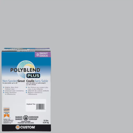 Polyblend Non-Sanded Grout 10lb Platinum #115