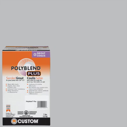 Polyblend Sanded Grout 7lb Platinum #115