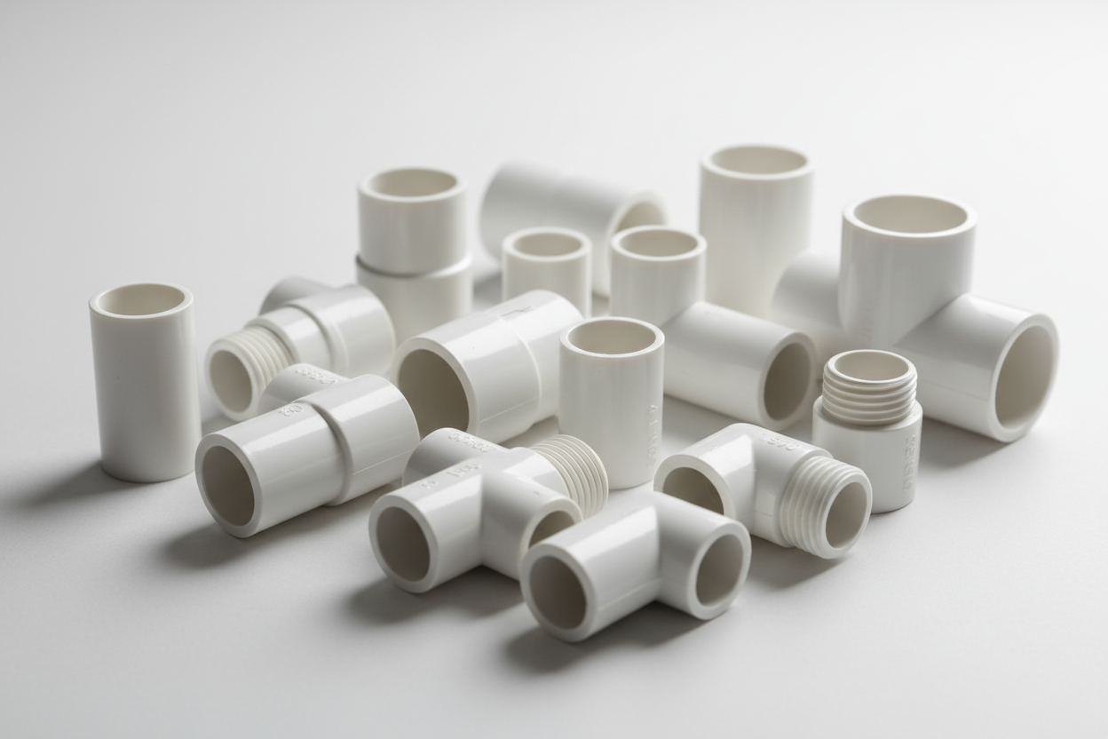 Plumbing - PVC Accessories close up