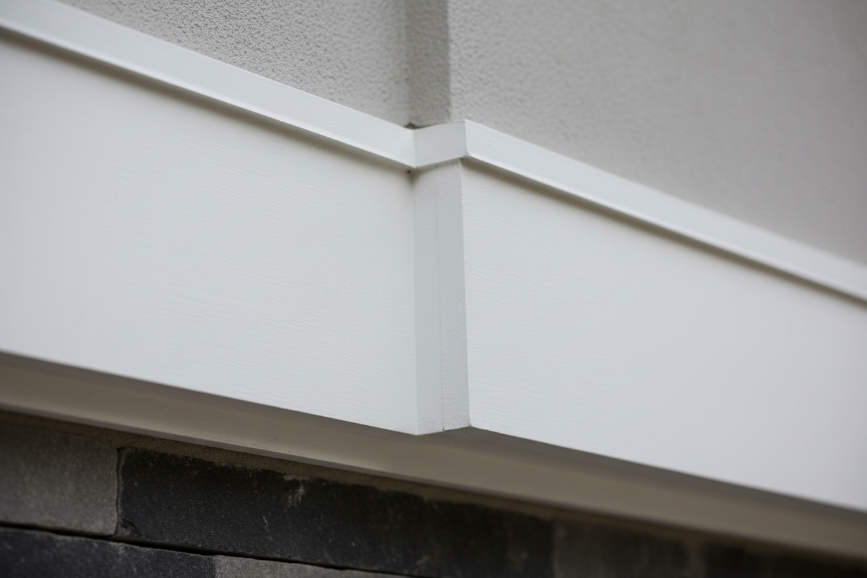 PVC Trim exterior close up