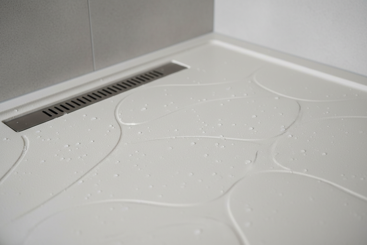 shower base close up