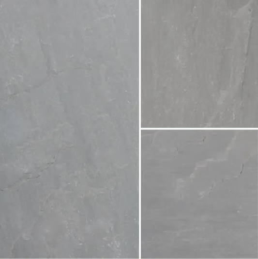 StoneArch Slate Grey Paver Natural Rock Cut 24x24