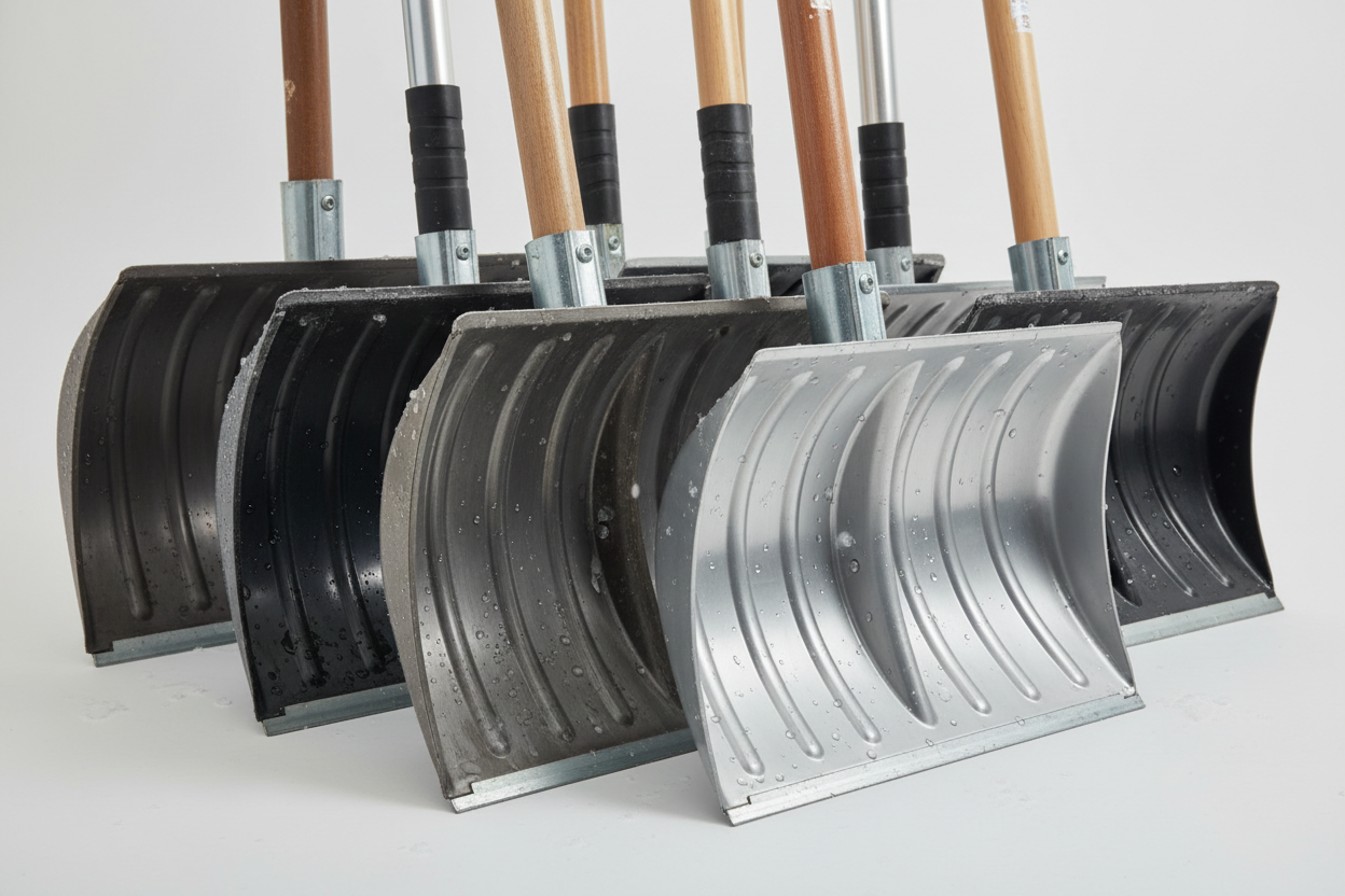 Snow Shovels close up