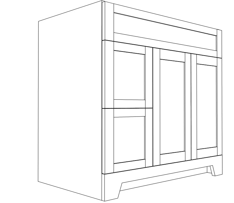 Classic Cabinetry - Vanity VSD36-MB