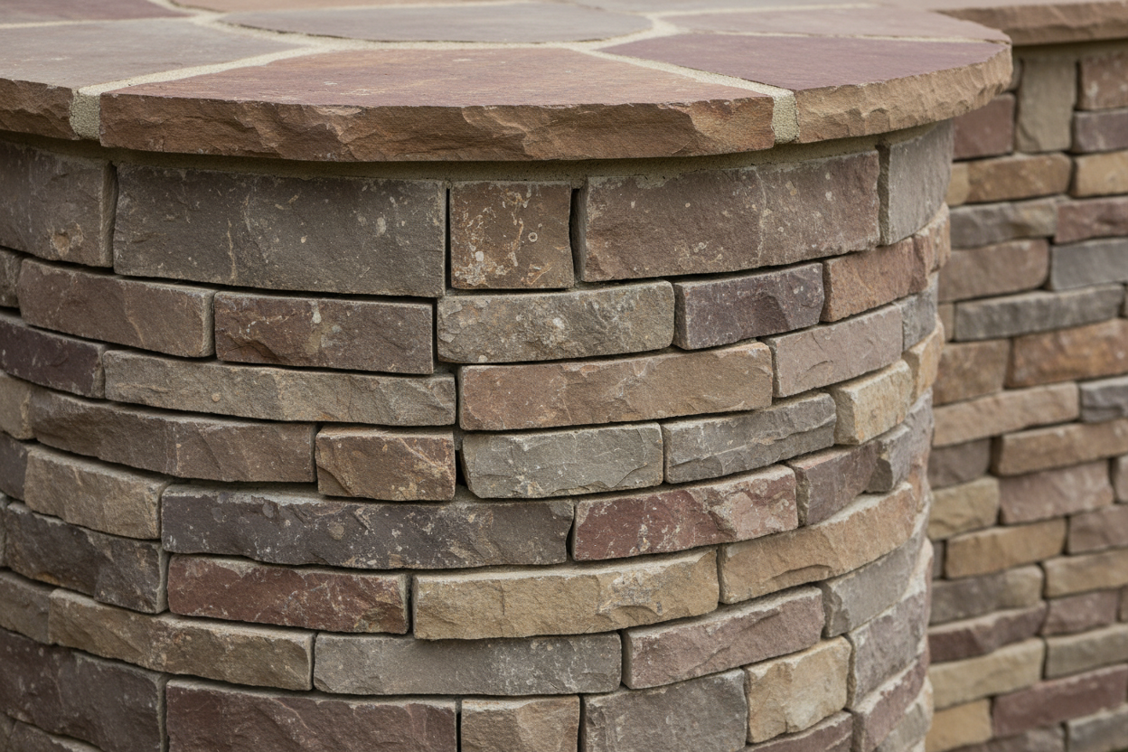Wall/Column Stones & Capping Stones close up (no text)