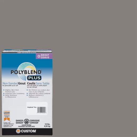 Polyblend Non-Sanded Grout 10lb Winter Grey #335